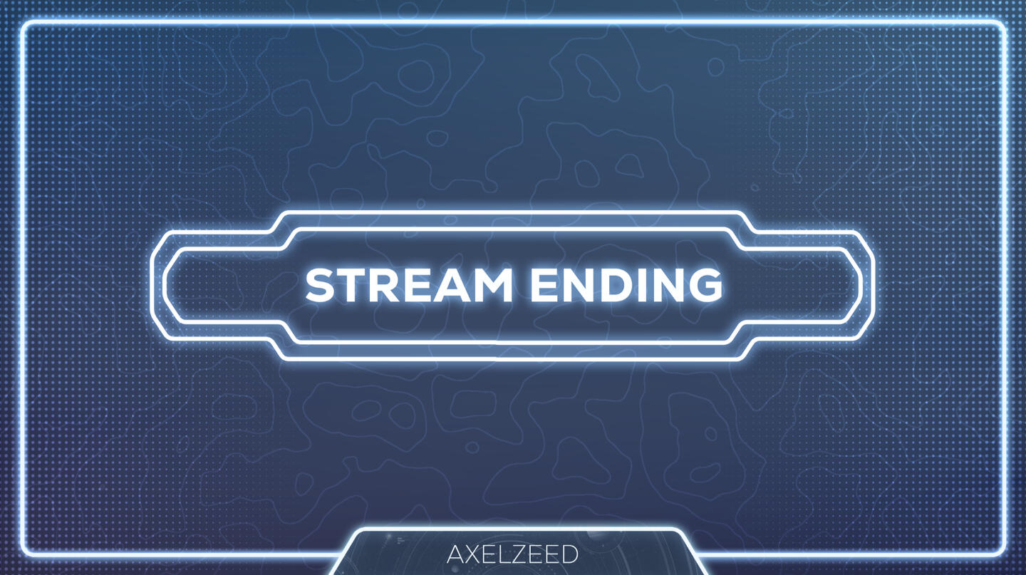 Stream Ending Overlay by @axel_zeed